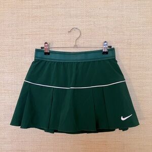 Nike green tennis skirt with built in shorts size small